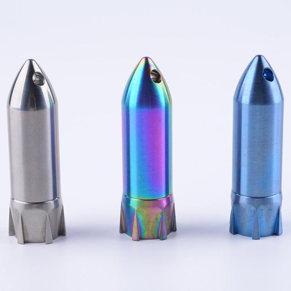 High Quality Waterproof Container Metal Pill Container Custom Aluminum Pill Holder Container  