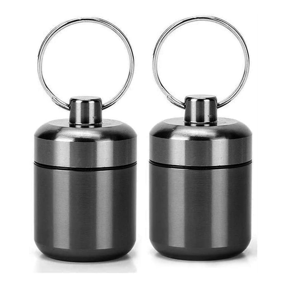 High Quality Waterproof Container Metal Pill Container Custom Aluminum Pill Holder Container  - 副本