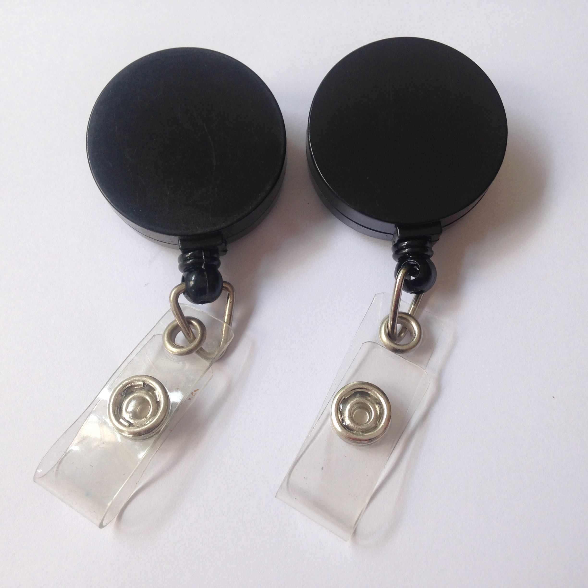 32MM Round Flat ABS Retractable badge holder