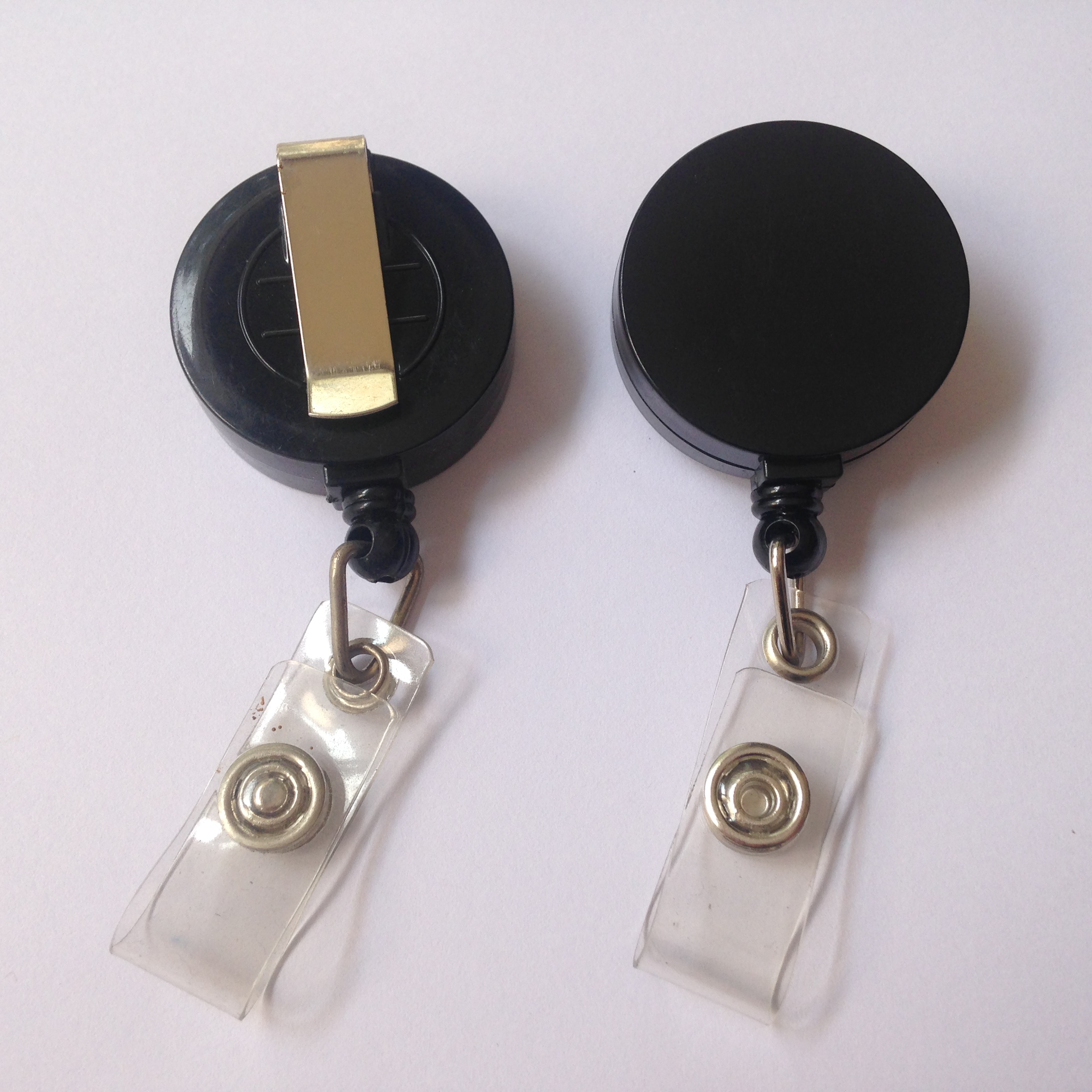 32MM Round Flat ABS Retractable badge holder