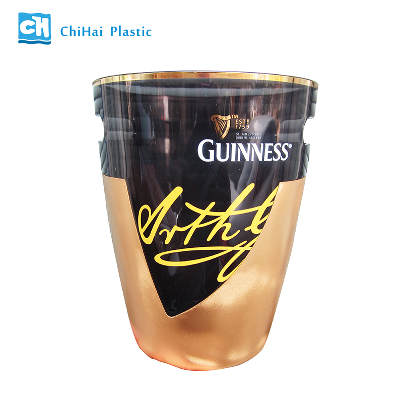 Guinness Abnormal Shape Plastic PS Ice Bucket 