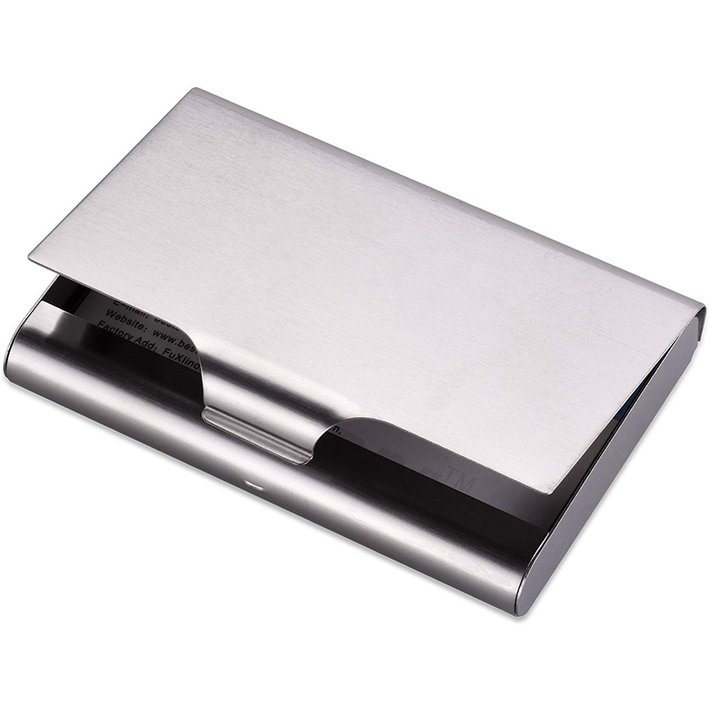 HOT SELL IN AMAZON Stainless Steel Multi Card Case,Business Name Card Holder ID Case/Holder 