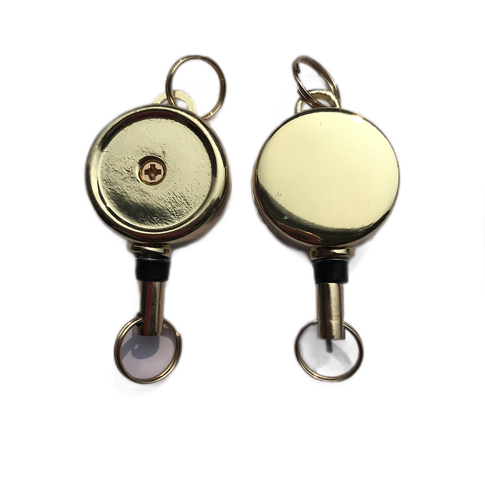 20mm Round ABS Retractable badge holder with alligator clip  