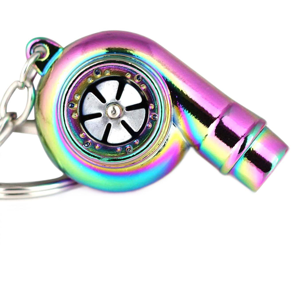 Hot sell in AMAZON Turbo Turbocharger Keychain Key Chain Ring Keyring Keyfob,make Whistle Sound 