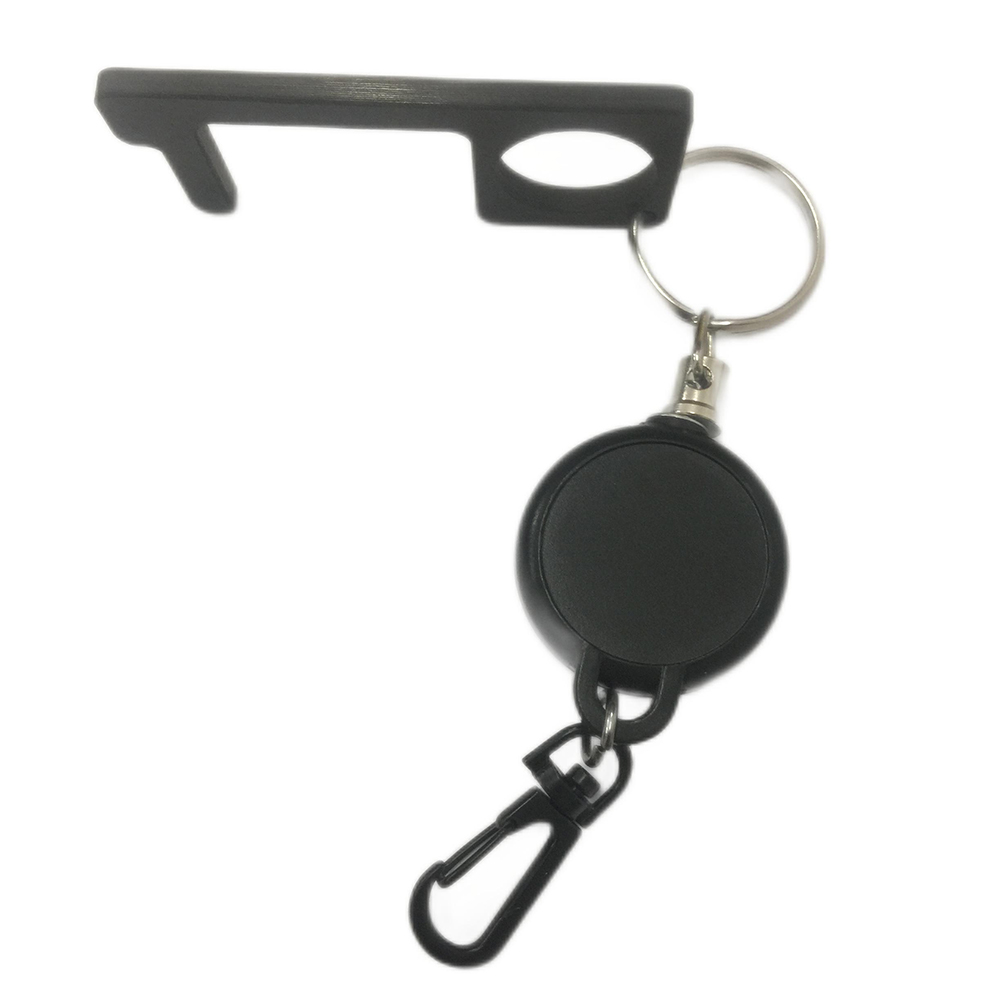  Non-Contact Door Opener Healthy Handheld retractable Keychain Tool Hygiene Hand Avoid Dirty Environmental 