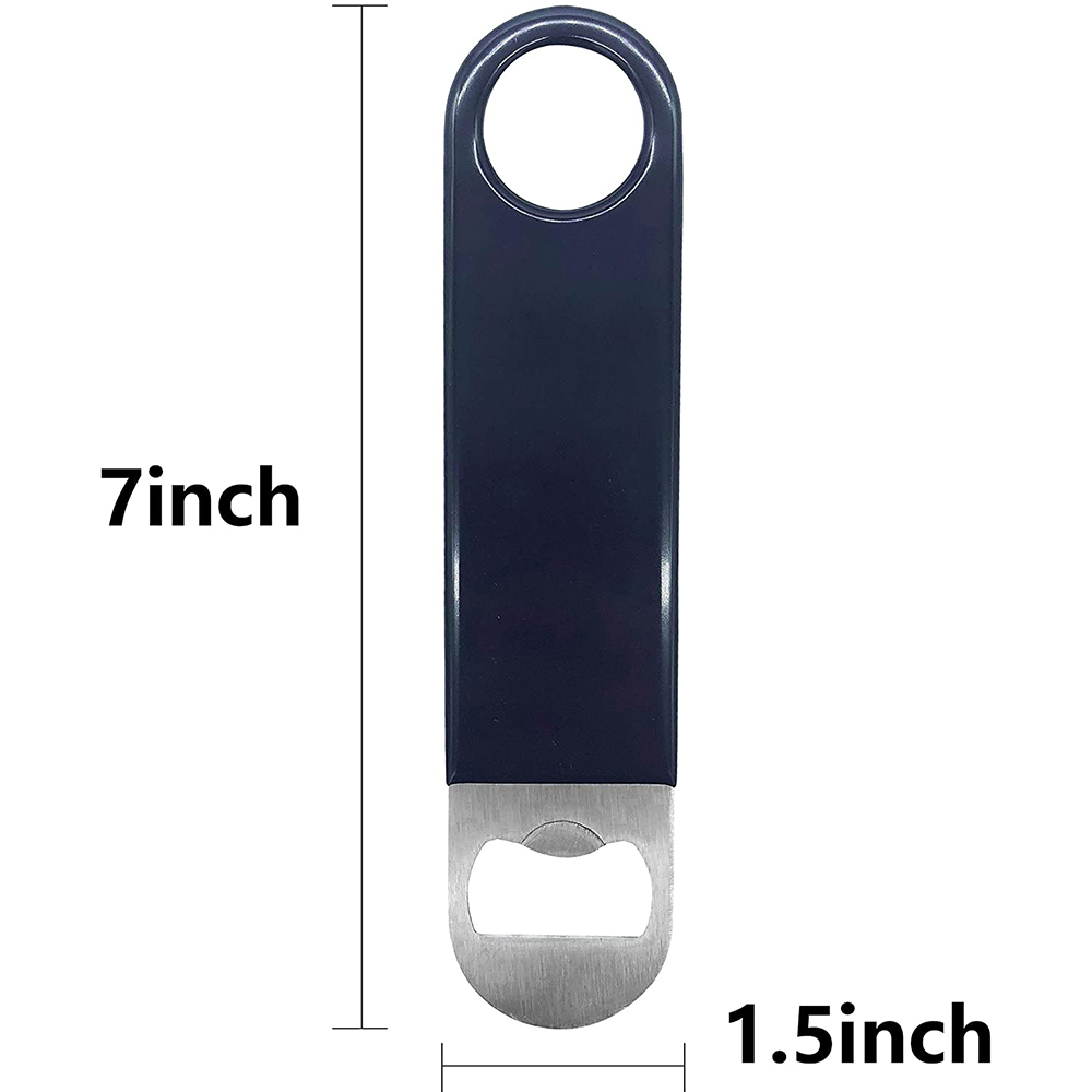 Hot sell in amazon Pack Heavy Duty Stainless Steel Flat Bottle Opener, Solid and Durable Beer Openers 
