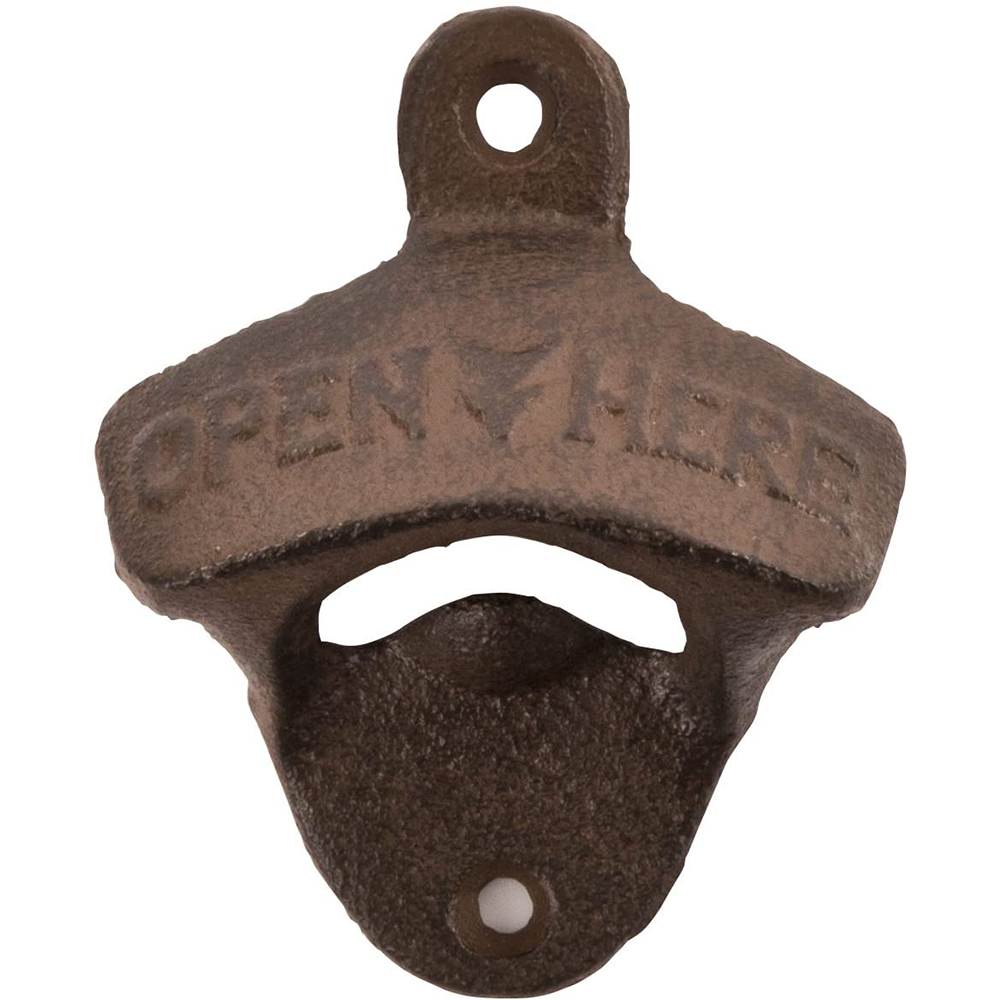 Hot sell in amazon Rustic Farmhouse Wall Mounted Bottle Opener 