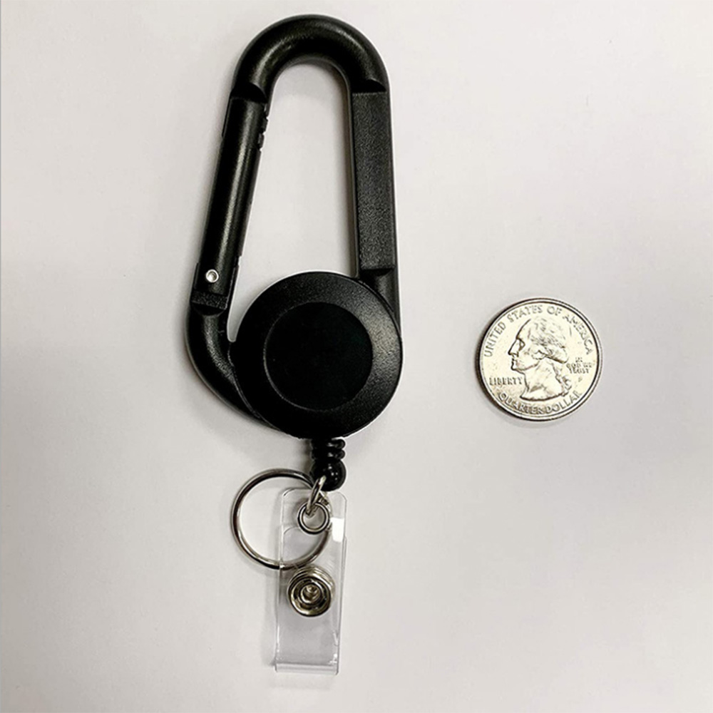 Hot Sell In Amazon Key Ring Aluminum Round Shape Carabiner Clip Key Chain