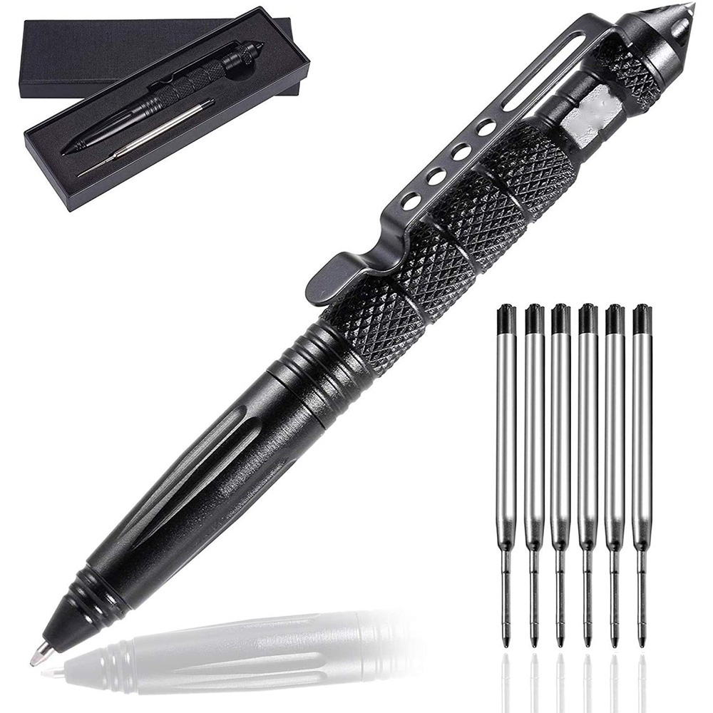 Hot Sell In Amazon Portable Aluminum Military Defense Pen EDC Tool 