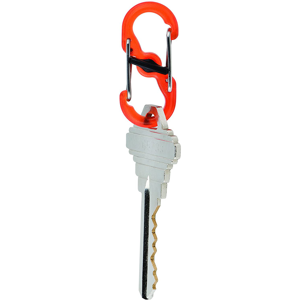 Wholesale Custom High Quality S Shape Metal Carabiner With Lock Gate Clip for Key Ring 
