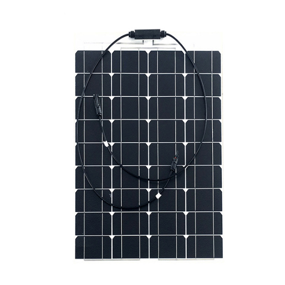50w flexible solar panel for boat car best quality thin curve solar panel cover 