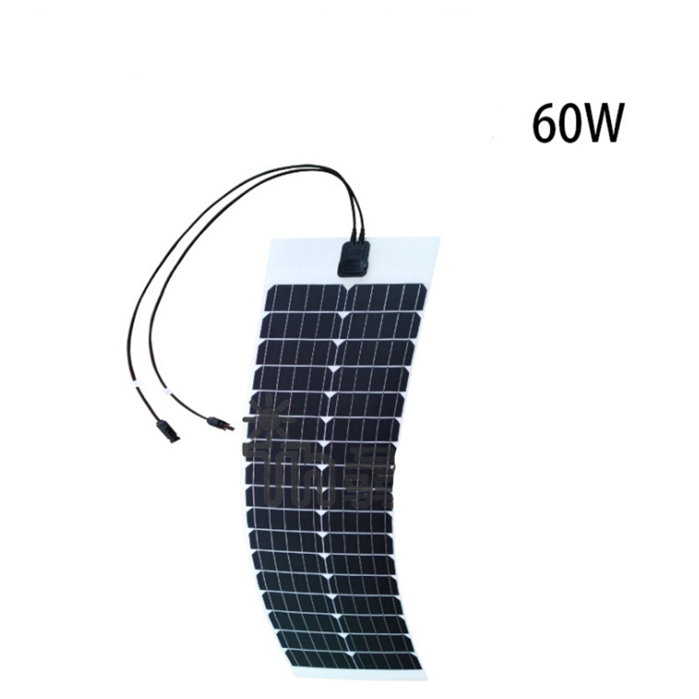 60w 100w 150w flexible solar panel for boat car best quality thin curve solar panel cover 