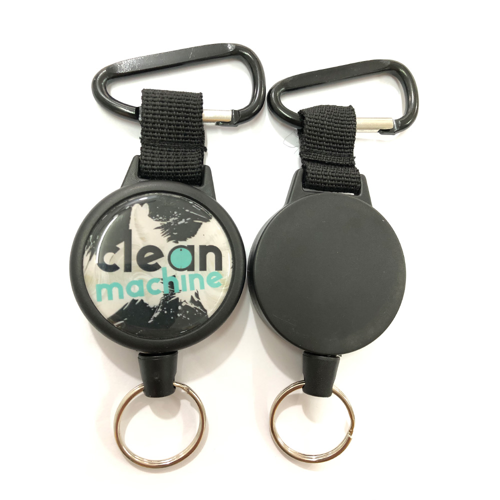 Hot Sell In Amazon Heavy Duty Big Size Badge Holder Custom Cute Retractable Badge Reel 