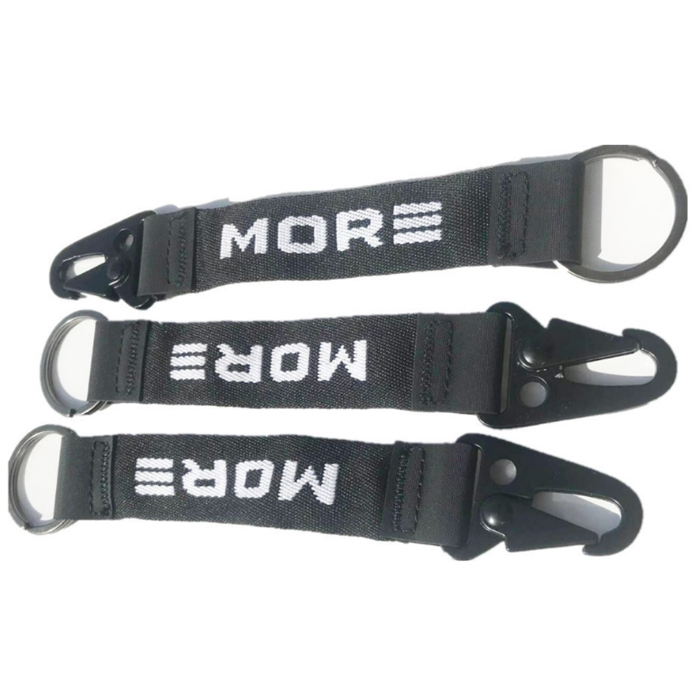 Outdoor Backpack Hooks Nylon Belt Keychain Clasp Carabiner Buckle Hook 