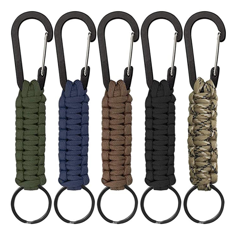 survival keychain High Quality Compact Design Fine Blanking hot sale compass buckle keychain
