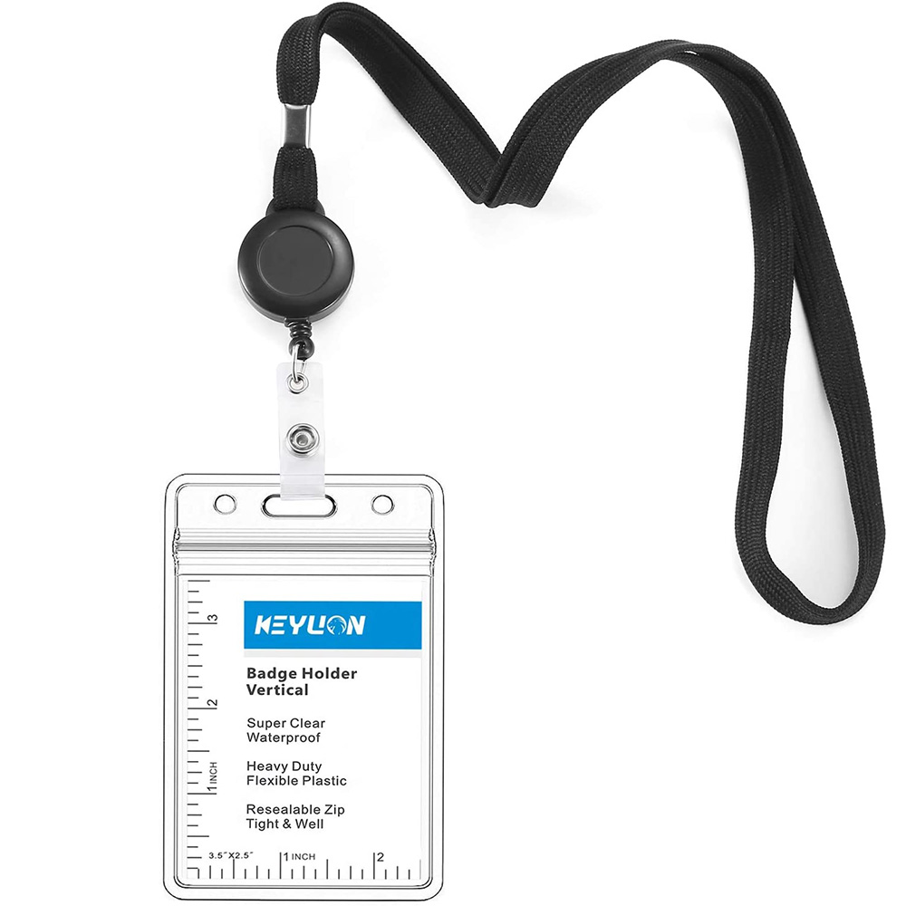 Custom Logo Thread Wallets Cool Neck Strap ID Card Lanyards Key Chain Holder Key Ring 