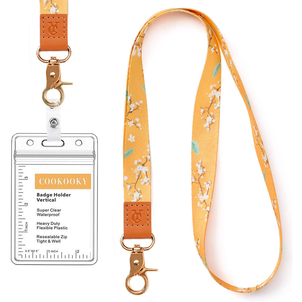 Promotion Plain Personalized Polyester Neck Strap Sublimation Printing Lanyard ID Card Holder With Logo Custom Printed Lanyard 