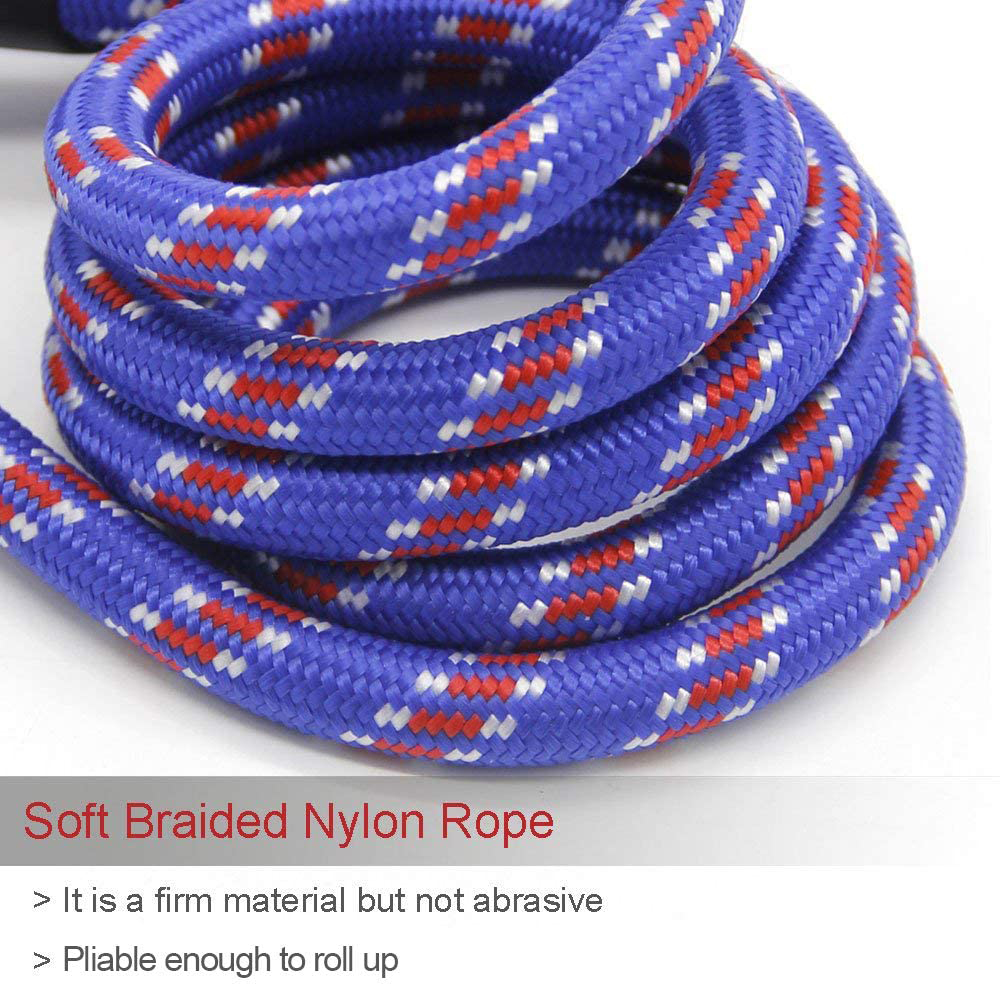 Strong Dog Rope with Comfortable Padded Handle and Highly Reflective Threads Dog Training Leashes Rope
