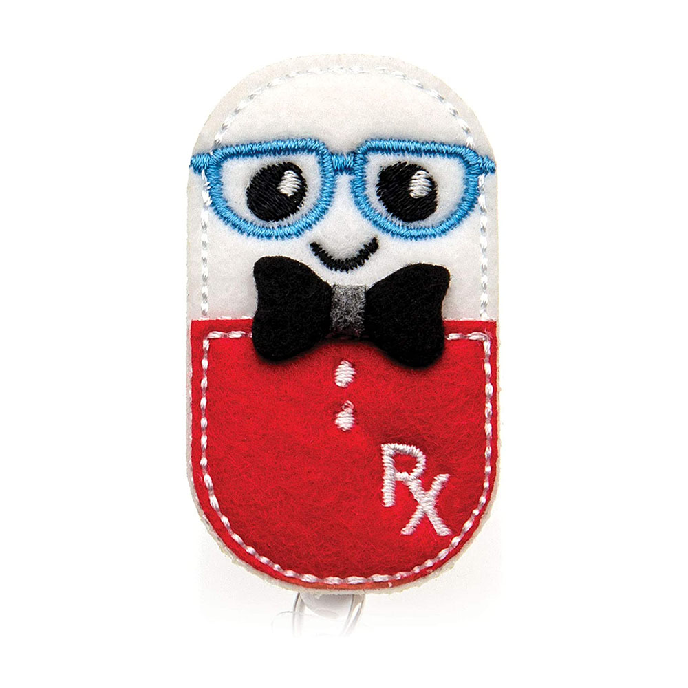 Amazon hot sale Pill Guy RX Badge Reel - Pharmacist Gift - RX Prescription Badge Holder - Great Medical Gift